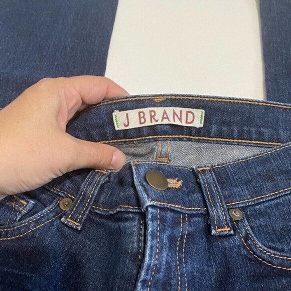 J Brand Womens Low Rise Straight Leg Jeans Blue Size 26 x 30 Denim Classic - Picture 3 of 9